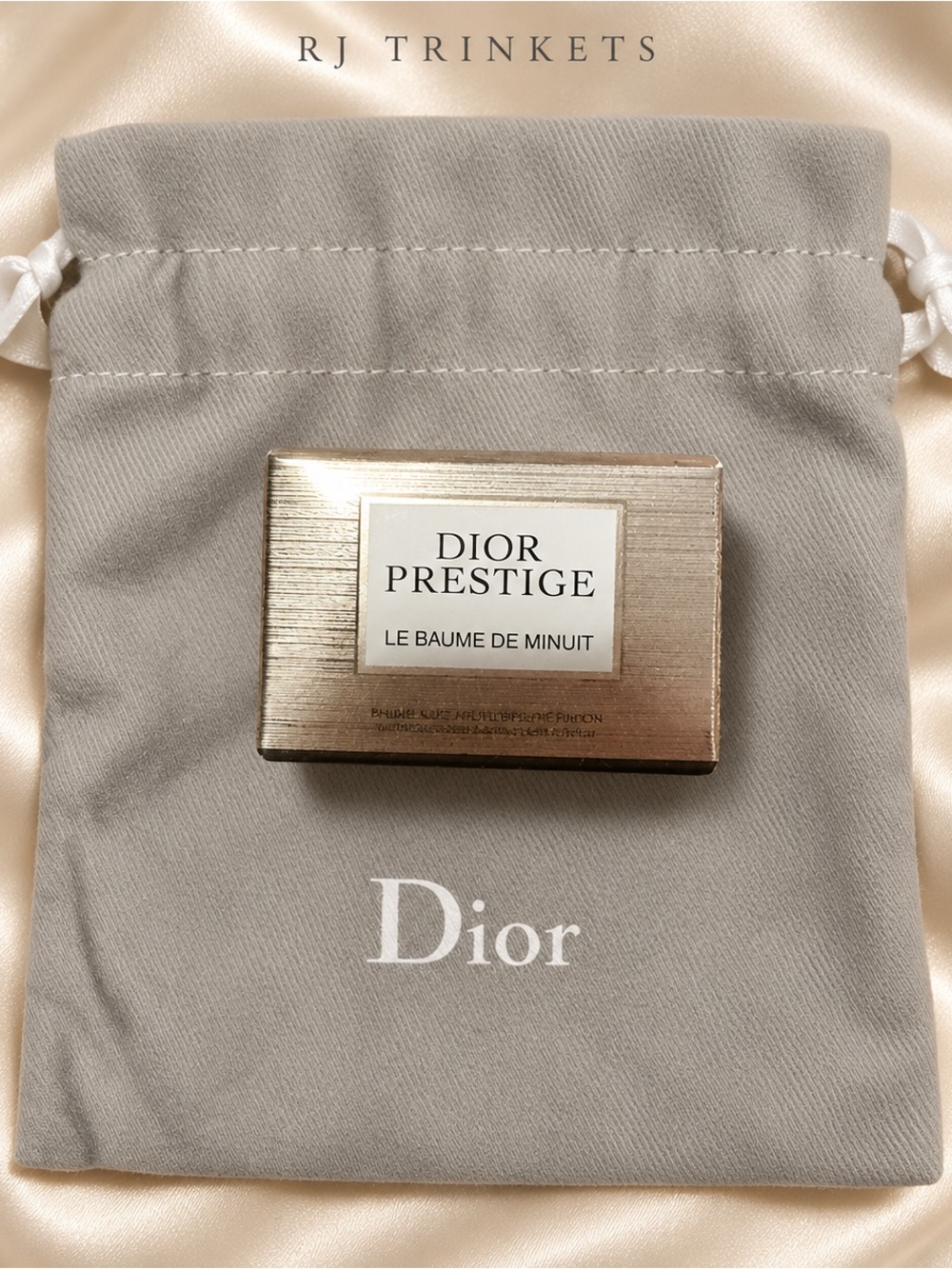 Dior prestige baume de Minuit and drawstring bag